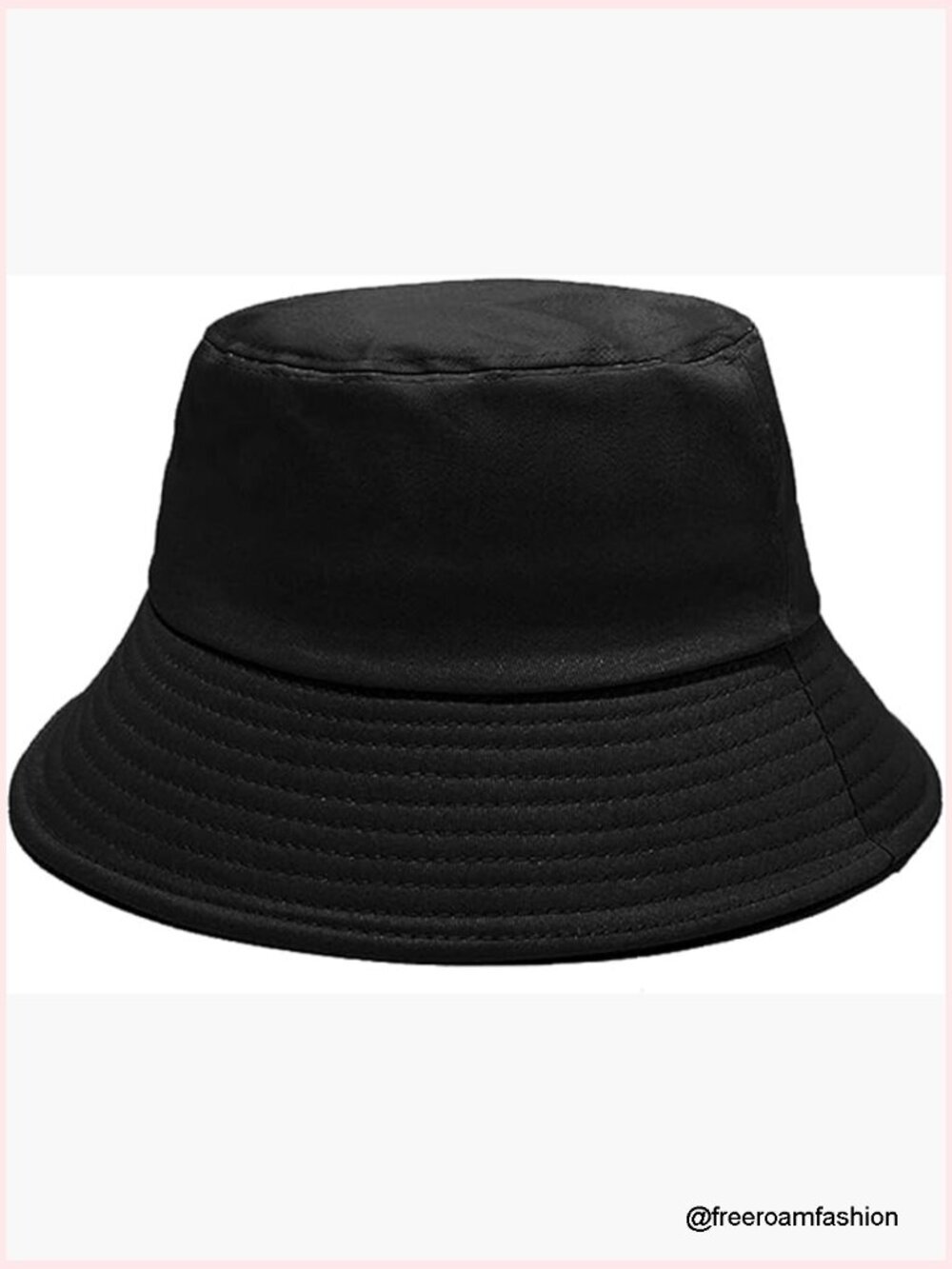 UPF 50+ Bucket Hat Cotton Adjustable Sun Hat Packable for Travel